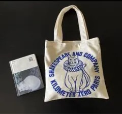 看板猫 キティ シェイクスピアアンドカンパニー エコバッグ ショップ パリ限定