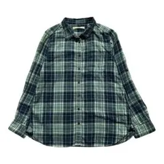 shuca GLOBAL WORK チェック柄 長袖シャツ Mサイズ　レディースのサムネイル