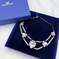 美品　SWAROVSKI クリスタル　ネックレス　結婚式　TRIUMPAL