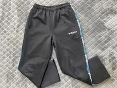 Kappa長ズボン 130 裏起毛　黒　キッズ 暖かパンツ　ボアパンツ　ケイパ