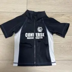 CONVERSE ラッシュガード ブラック/ホワイト