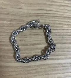 シルバー ツイストチェーン ブレスレット