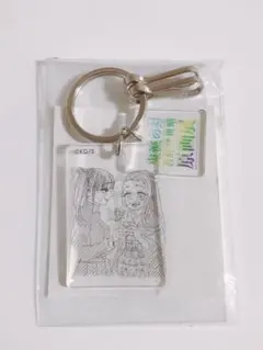 鬼滅の刃 原画展 クリアベースアクリルキーホルダー 禰豆子 栗花落カナヲ