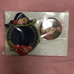 ツイステ　エース　ブルームバースデーカバー付き缶バッジ