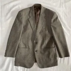 美品⟡.·グレー テーラードジャケット シングルボタン
