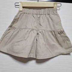 GU キッズ ショートパンツ ベージュ 130cm
