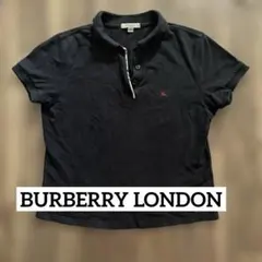 本日限定　✨BURBERRY LONDON ポロシャツ 半袖 ブラック S