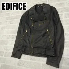 EDIFICE　エディフィス　ライダースジャケット　サイズ38のサムネイル