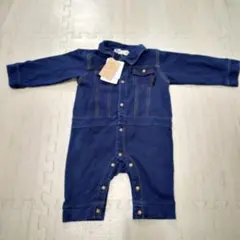 新品タグ付☆CROISSANCE BEBE☆ デニム風ロンパース