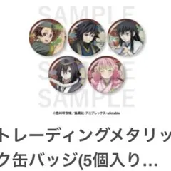 宅麺 鬼滅の刃 缶バッジ　コンプリートセット