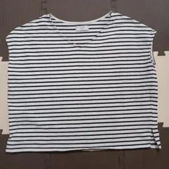SLOBE IENA ボーダー Vネック 半袖 Tシャツのサムネイル