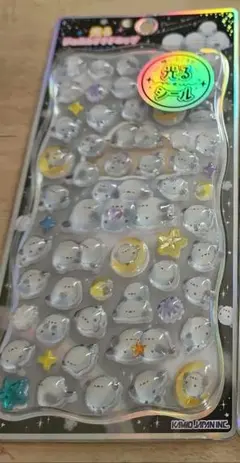 正規品　 シマエナガ 光るジュエルプチドロップ プチドロップステッカー ボンドロ