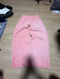 スウェットパンツ ユニC ピンクリメイク