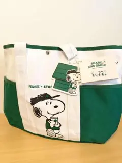【週末限定4999→3999】スターバックス ピーナッツ スヌーピートートバッグ