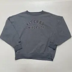 Lsize UMBRO スウェット トレーナー グレー 刺繍ロゴ - メルカリ