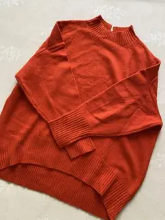 ニット オレンジ