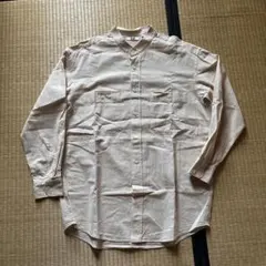 UNIQLO U ストライプ ベージュシャツ L