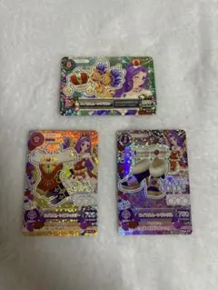 アイカツカード 神崎美月 ロイヤルムーンコーデ排出版 3枚セット