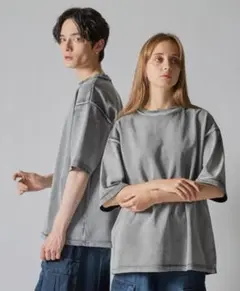 ハイヴィンテージデザイン ベーシック半袖Tシャツ