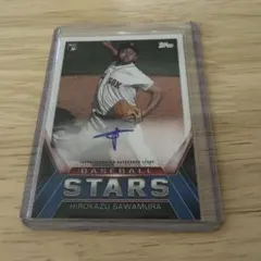 澤村 拓一 Topps Baseball Stars 直筆サインカード RC