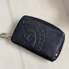 カステルバジャック ブラック レザー キーケース