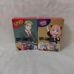 スパイファミリー　UNO＆UNO FLIP！ ハッピーセット　アーニャ、ロイド