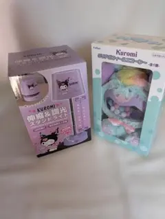クロミ ライト＆ぬいぐるみ セット サンリオ Kuromi プライズ 未使用
