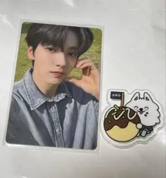 TXT ご当地 プルバトゥ アクリルバッジ たこ焼きヨンモン　スビンMOAトレカ