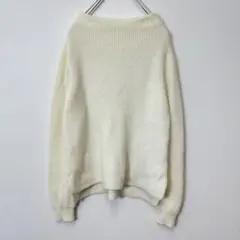 テチチ　美品　ニット　セーター　アンゴラ混　ホワイト　Mサイズ