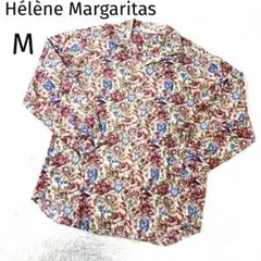 昭和レトロ ヴィンテージ 花柄シャツ M フラワープリント レトロ　古着女子