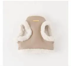 モンシェリ　エコレザーボアMIXハーネス+リードSET