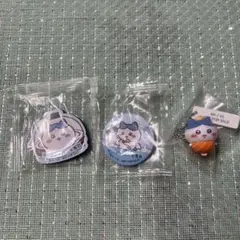 ちいかわ くら寿司 コラボ フィギュア・バッジ・マグネット ハチワレ 3点セット