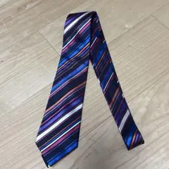 【新品未使用】ETRO ストライプネクタイ　シルク100%
