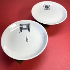 森野熊八 昭和レトロ絵柄 小皿 取り皿 2枚セット