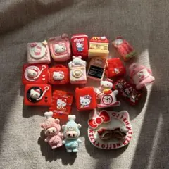 ハローキティ デコレーションパーツ18+ラブブ+2