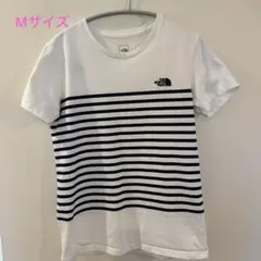 THE NORTH FACE ストライプ 半袖Tシャツ M