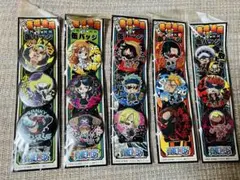 ワンピース 麦わらストア 限定 悪羅悪羅缶バッジ コンプ ルフィ ゾロ ナミ 輩