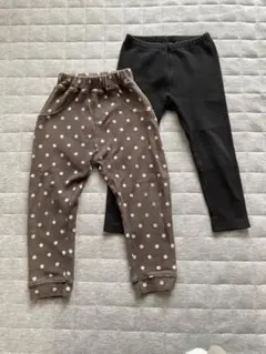 リブレギンス&サルエルパンツセット