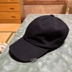 レディース/ブラックキャップ 調整可能