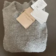 グレー 半袖ニット アプワイザーリッシェ　新品未使用　ラメつき