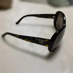 PRADA SPR17W-F サングラス ブラック マーブル柄 ケース付き - メルカリ
