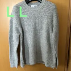 CLOSSHI ニット セーター グレー LLサイズ