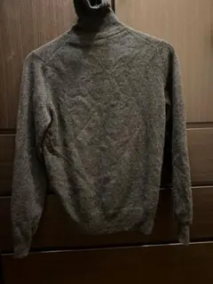 UNIQLO カシミヤグレー タートルネック セーターS