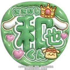 ぷっくりうちわ文字　大橋和也　なにわ男子