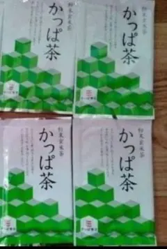 かっぱ茶　粉末玄米茶　かっぱ寿司　4個のサムネイル