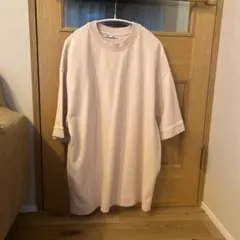 【ZARA】オーバーサイズ Tシャツ ピンク XLのサムネイル