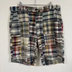 【Polo】(F)マドラスチェック柄ショートパンツ/ハーフパンツ/夏パンツ