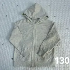 130)デビロック　薄手ジップパーカー　長袖