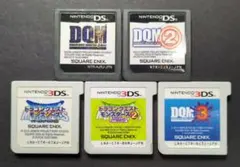 【ソフト単品】ドラゴンクエスト モンスターズ　3DS&DSソフト　5点セット