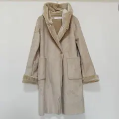 美品 ジャーナルスタンダード フェイクムートンフードコートS